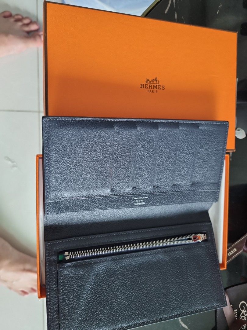 Hermes long wallet mens shop