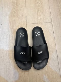 Authentic OFF white sandals men size 44