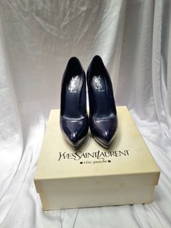 Authentic YSL Divine Pumps in Electric Blue Size 36