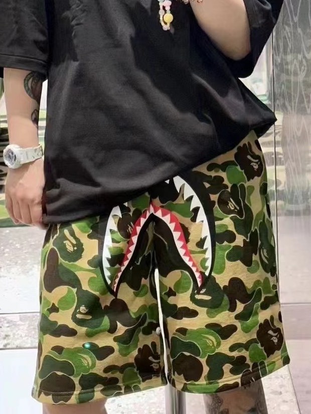 Shorts bape shark hotsell