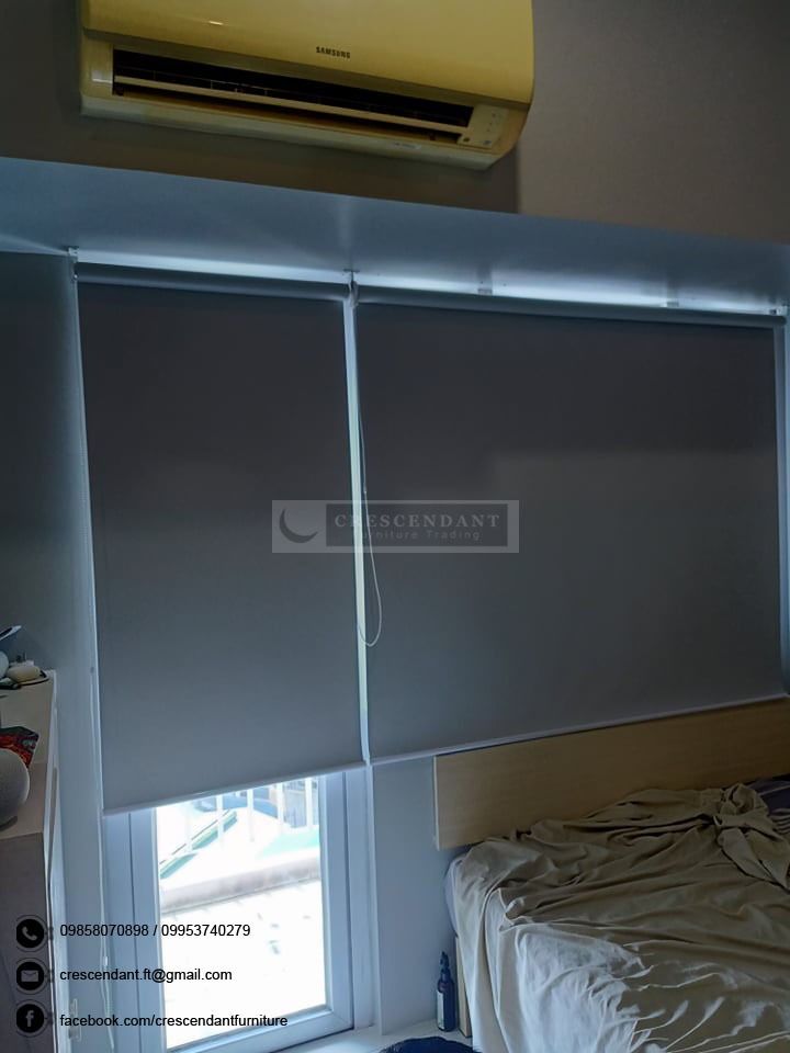 BLACKOUT ROLL UP BLINDS (Category: Curtains & Blinds) located in Pasig City. Submitted by crescendan80602 (Listing ID 1299120503, Image 3). Description: Blockout Blinds 140 PER SQFT Custom-color, measurement FREE QUOTATION! FREE SITE VISIT & FREE ESTIMATE within Metro Manila or you can send us your measurement Other products: -Office Partition -Steel Cabinet -Office Chair -Window blinds -PVC Accordion Folding Door -Carpet tile -Office Table get a