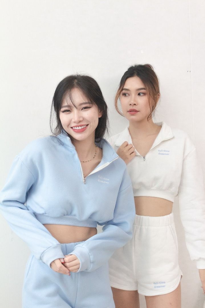 Baby blue sweat shorts online