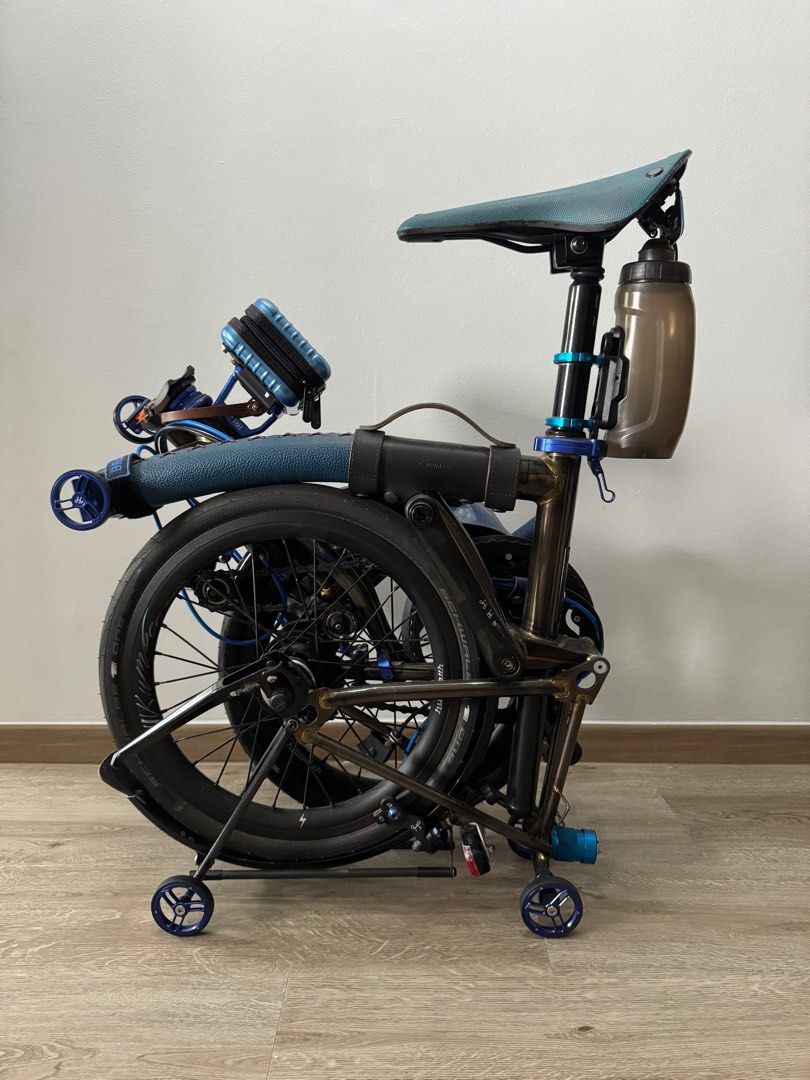 Brompton M6L Modified Black Lacquer, Sports Equipment, Bicycles