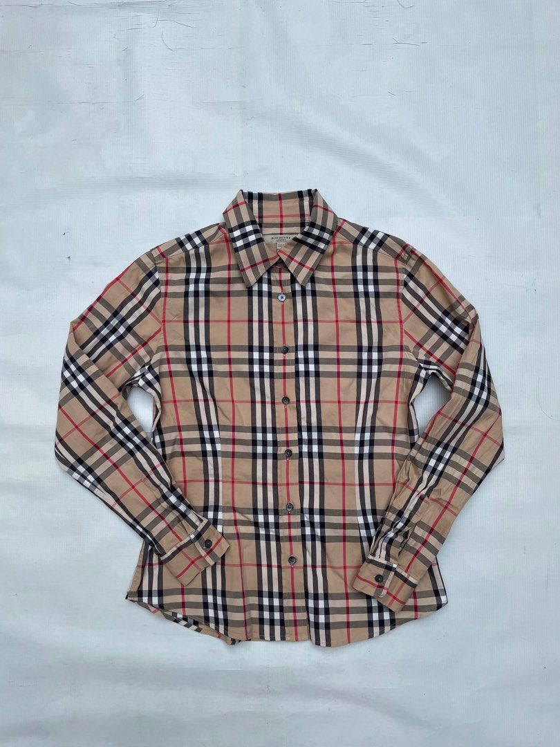 Burberry long sleeve women's 2025