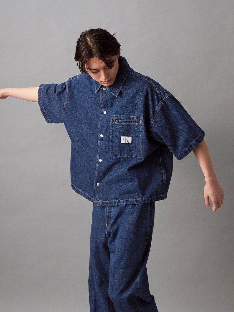 Boxy Denim Calvin Klein Jeans Jacke Calvin Klein Jeans Boxy Short