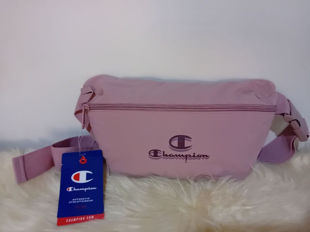 Champion Pink Fanny Pack Belt Bag Women s Fashion Bags Wallets Cross body Bags on Carousell