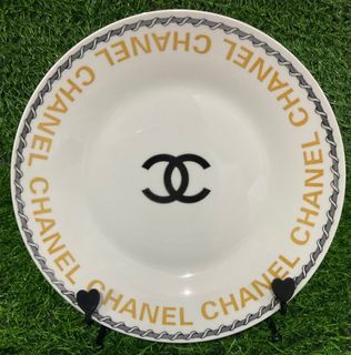 Chanel Noritake Embossed Pattern Ceramic Dinner Breakfast Plate with Backstamp 9” inches, 25pcs available - P399.00 each
