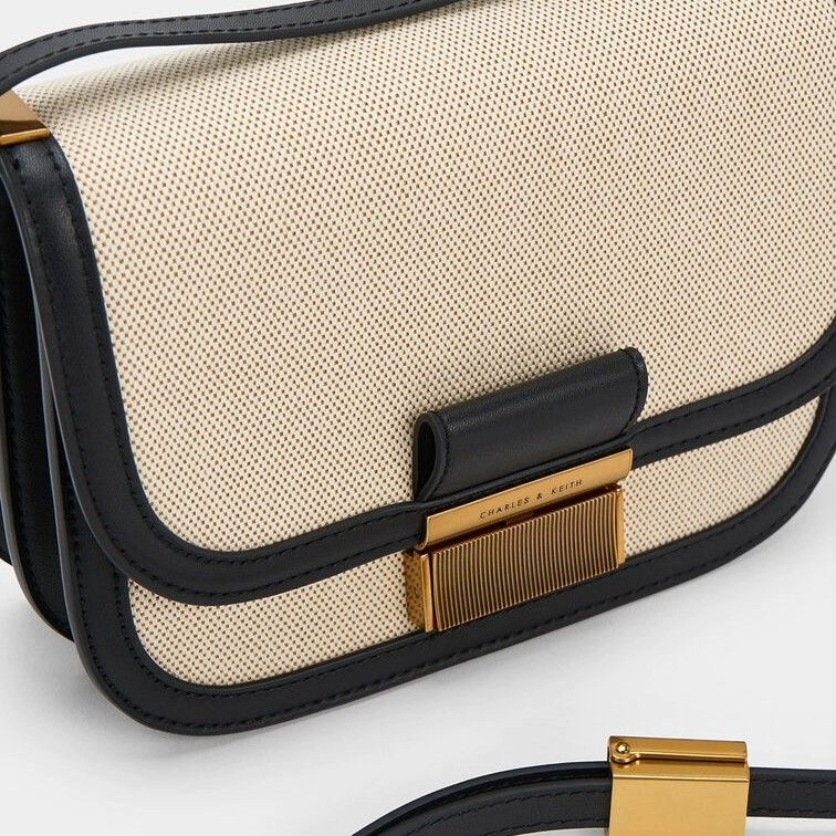 Charlot Canvas Crossbody Bag Black Women s Fashion Bags Wallets Cross body Bags on Carousell