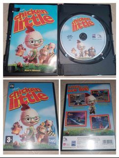 Chicken Little PC CD Disney BVG Games Video Game DVD for Kids Children | Gamer Vintage Collectible Movies Buff Old Retro Classic Collector Videos Collection Blockbuster Disney Pixar Computer
