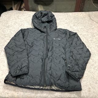 COLUMBIA Delta Ridge 650 Fill Omni Heat Hooded Winter Snow Jacket Black Size Large