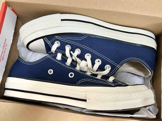 Converse Midnight Blue Chuck 70s (Category: Sneakers) located in Butuan. Submitted by pingluxe (Listing ID 1299217316, Image 2). Description: Bought this sa zalora for 3,700 Good as new No flawws Size 35 DM for when worn photo.