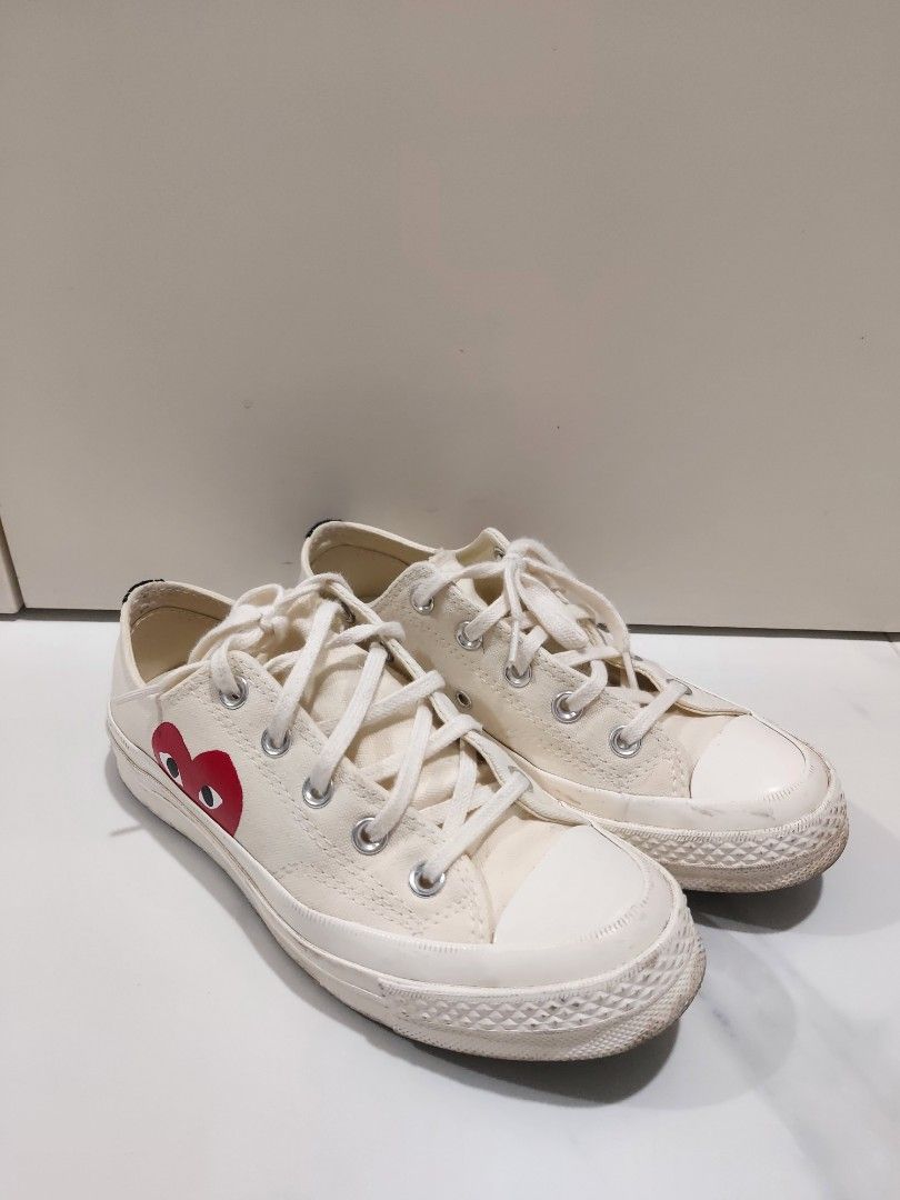 Converse Play Comme des Garcon Sneakers Women s Fashion Footwear Sneakers on Carousell