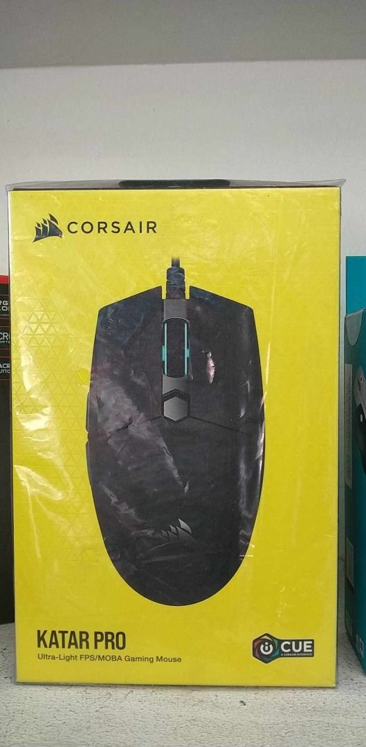 CORSAIR KATAR PRO GAMING MOUSE (Category: Mouse & Mousepads) located in Las Pinas. Submitted by borjamonica644 (Listing ID 1299153215, Image 1). Description: CORSAIR KATAR PRO GAMING MOUSE Brand New @ Php 950 MOP : COD/GCash/Bank Transfer VIA : Lalamove/Grab - Same Day Delivery LOC : Las Pinas City How to order? Send me a message now! .