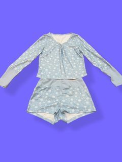 Cute blue sleepwear set