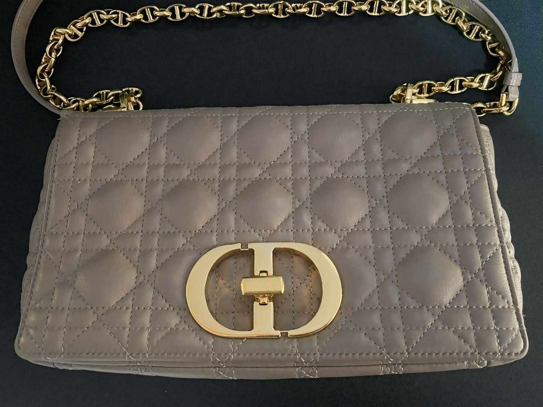 Preloved: Dior Caro Medium Bag (Category: Shoulder Bags) located in Manila. Submitted by corycee (Listing ID 1299158984, Image 3). Description: Purchase History: store bought, authentic Dimensions: Approx. W26 cm / 10.2 ", H16 cm / 6.3 ", Depth 8 cm / 3.1 Condition: 9/10 Excellent Inclusions: Box only, can’t find the receipt already Price: 150K only (bought for 233K) RFS: raising funds for a new business. Location: Multinational Village, Parañaqu