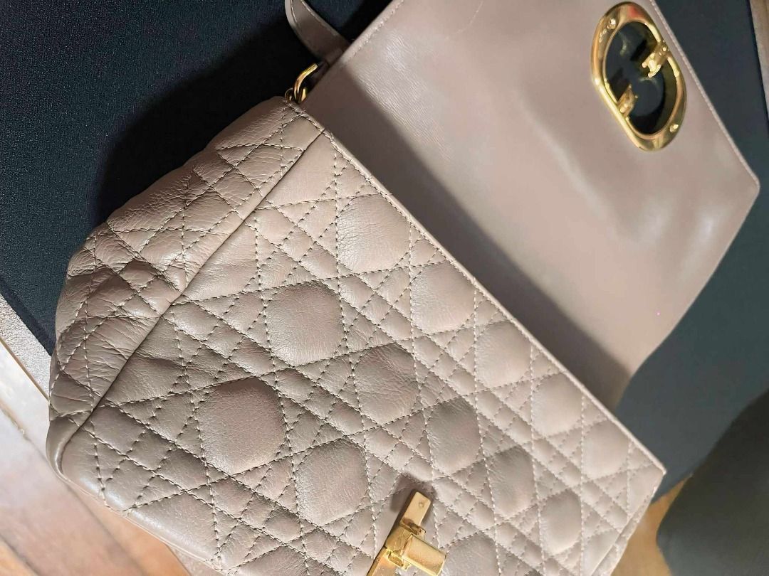 Preloved: Dior Caro Medium Bag (Category: Shoulder Bags) located in Manila. Submitted by corycee (Listing ID 1299158984, Image 2). Description: Purchase History: store bought, authentic Dimensions: Approx. W26 cm / 10.2 ", H16 cm / 6.3 ", Depth 8 cm / 3.1 Condition: 9/10 Excellent Inclusions: Box only, can’t find the receipt already Price: 150K only (bought for 233K) RFS: raising funds for a new business. Location: Multinational Village, Parañaqu