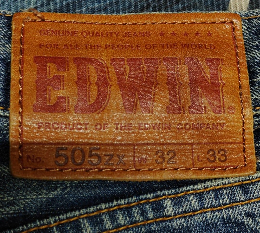 Edwin 505zx Selvedge S32, Men's Fashion, Bottoms, Jeans on Carousell