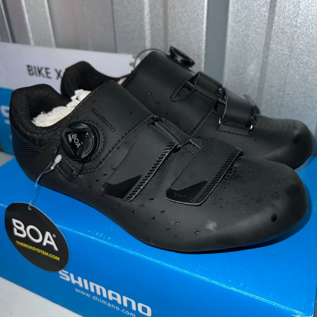 EU40 Shimano RP4 Wide large cycling shoes SH RP400 black noir