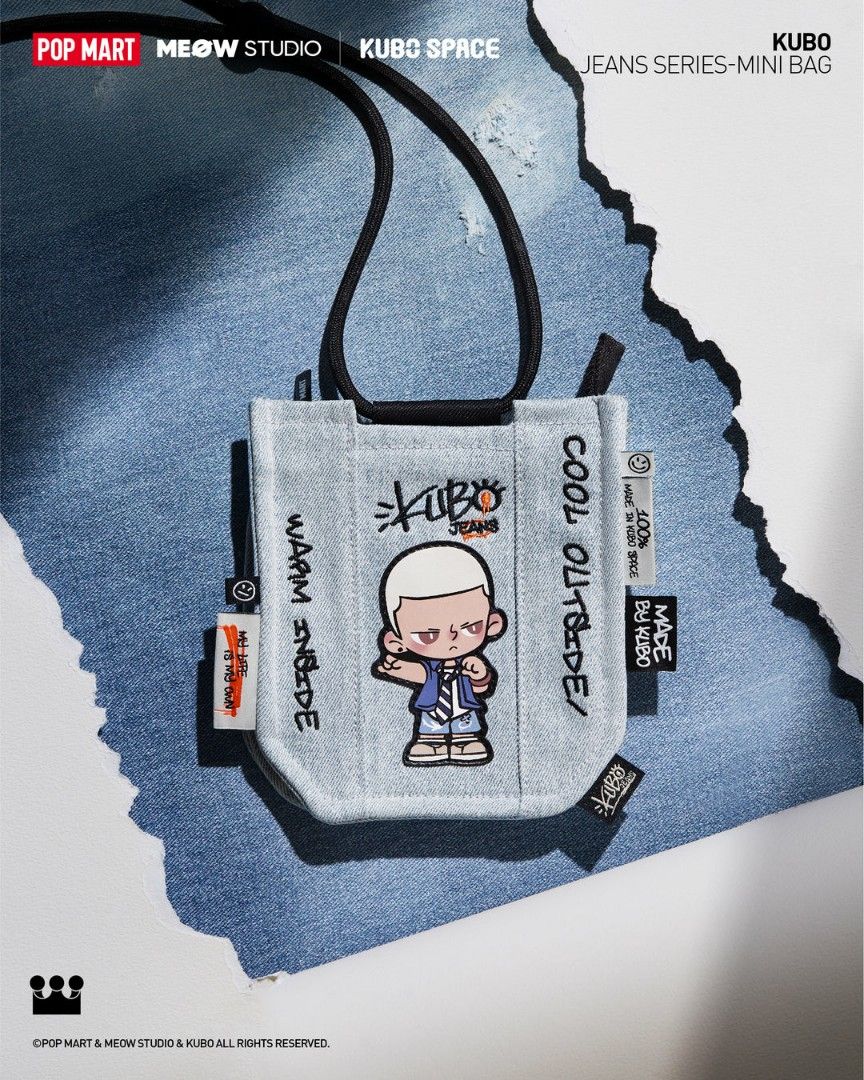 EXCLUSIVE POPMART POPMART KUBO JEANS SERIES MINI BAG Hobbies Toys exclusive-popmart-popmart-kubo-jeans-series-mini-bag-hobbies-toys