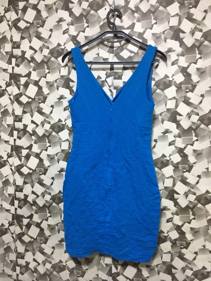 EXPRESS Semi Formal Blue Dress Small Women s Fashion Dresses Sets Dresses on Carousell
