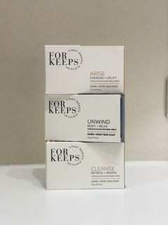 FOR KEEPS Hand & Body Bar Soap (not a set)