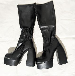 Forever21 Faux Leather Boots