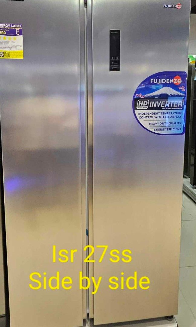 Fujidenzo Side by Side Refrigerator NO FROST INVERTER, TV & Home