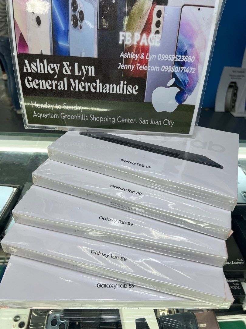 Galaxy Tab S9 128gb (Category: Samsung) located in San Juan City. Submitted by AshleyandLynGeneralmerchandise (Listing ID 1299174311, Image 2). Description: We accept trade in Credit card / Home Credit Shipping Meet ups / Delivery Fb page: Ashley & Lyn.