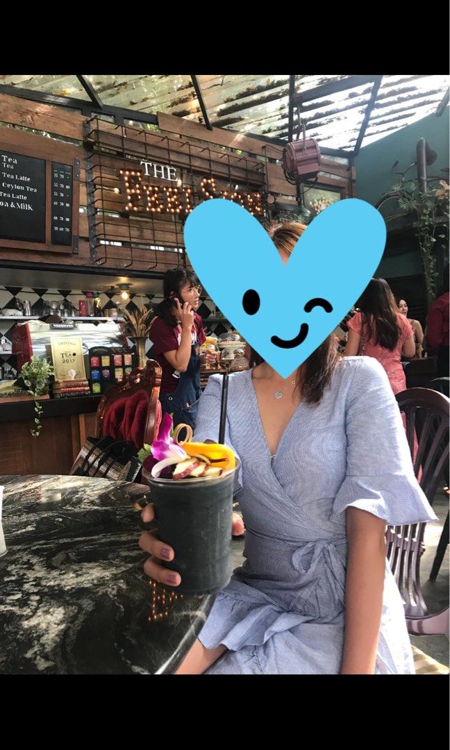 GAP linen wrap dress Carousell
