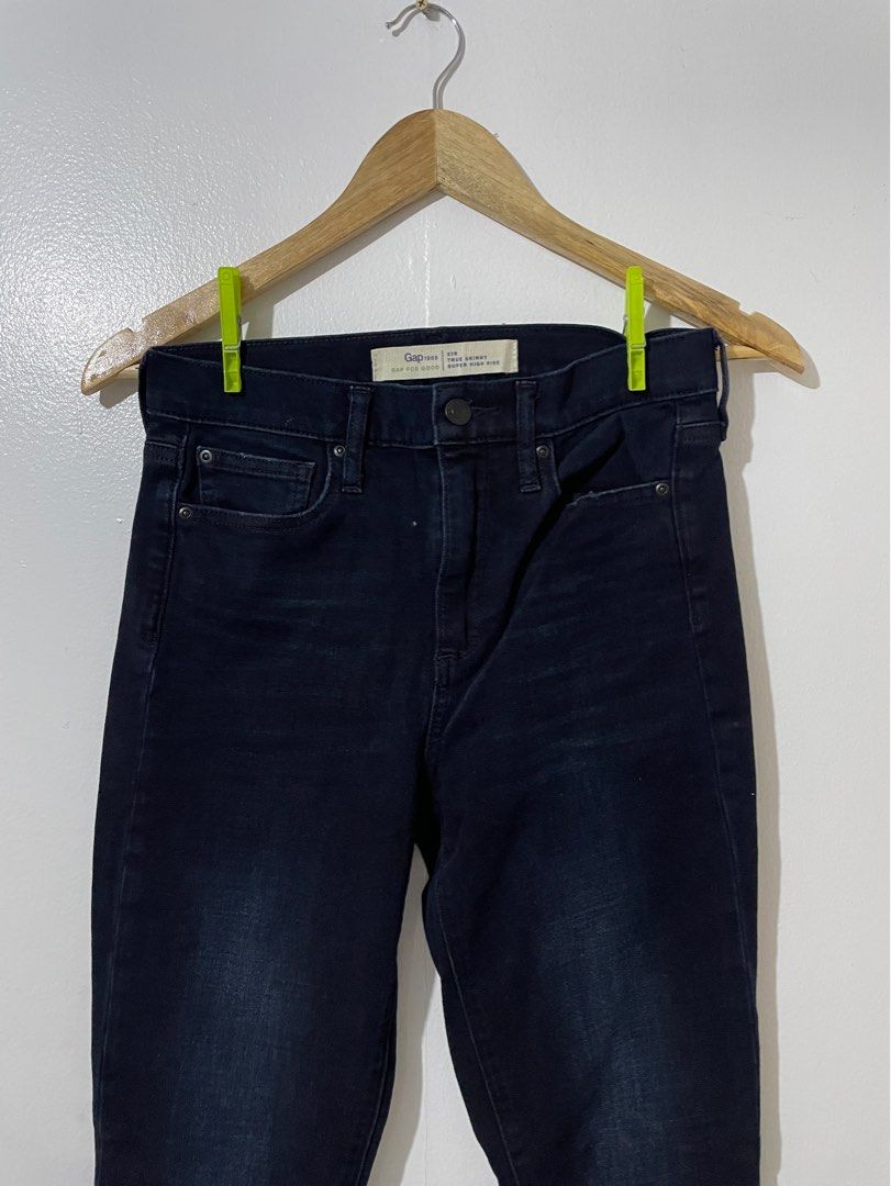 Gap super High Rise Skinny Jeans Women s Fashion Bottoms Jeans on Carousell