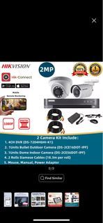 HIKVISION 2Camera set CCTV