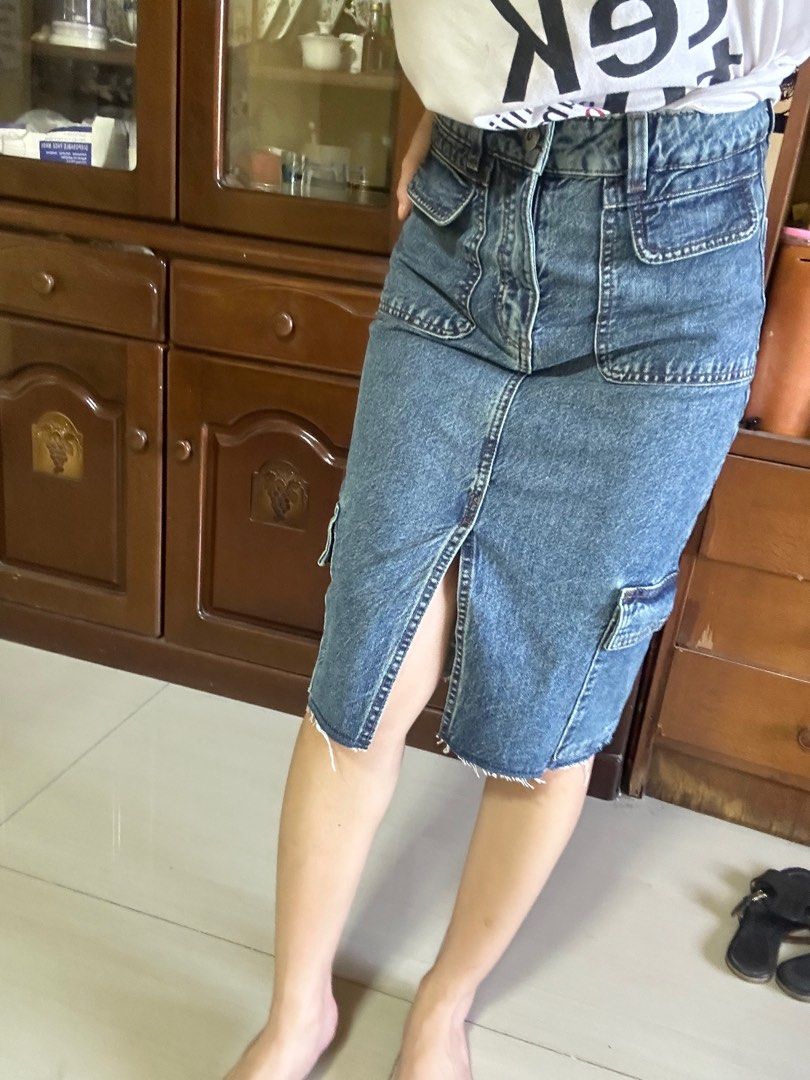 H m cargo skirt Women s Fashion Bottoms Skirts on Carousell