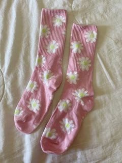 H&M Flower Printed High Socks