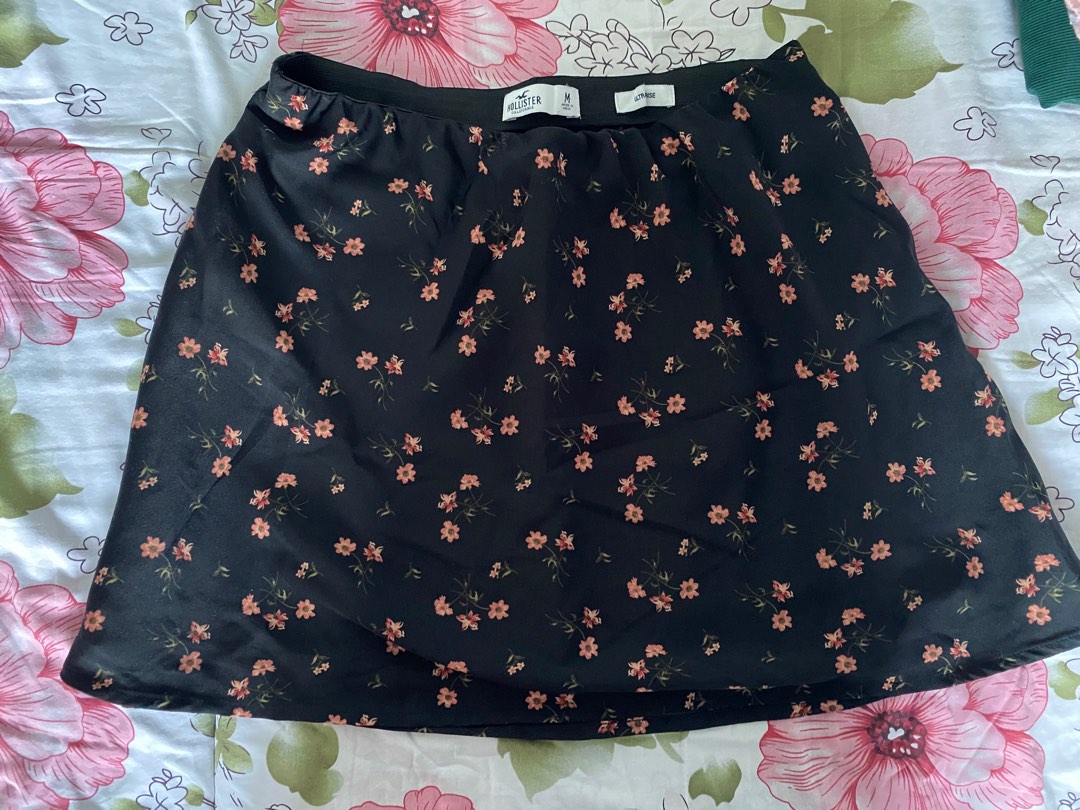Hollister Floral Skirt Women s Fashion Bottoms Skirts on Carousell