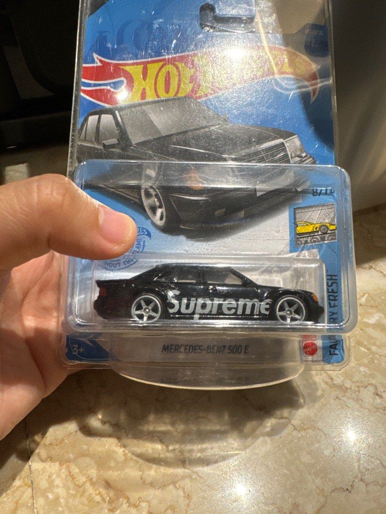 Hotwheels Supreme Mercedes Benz 500E Hobbies Toys Toys Games on Carousell
