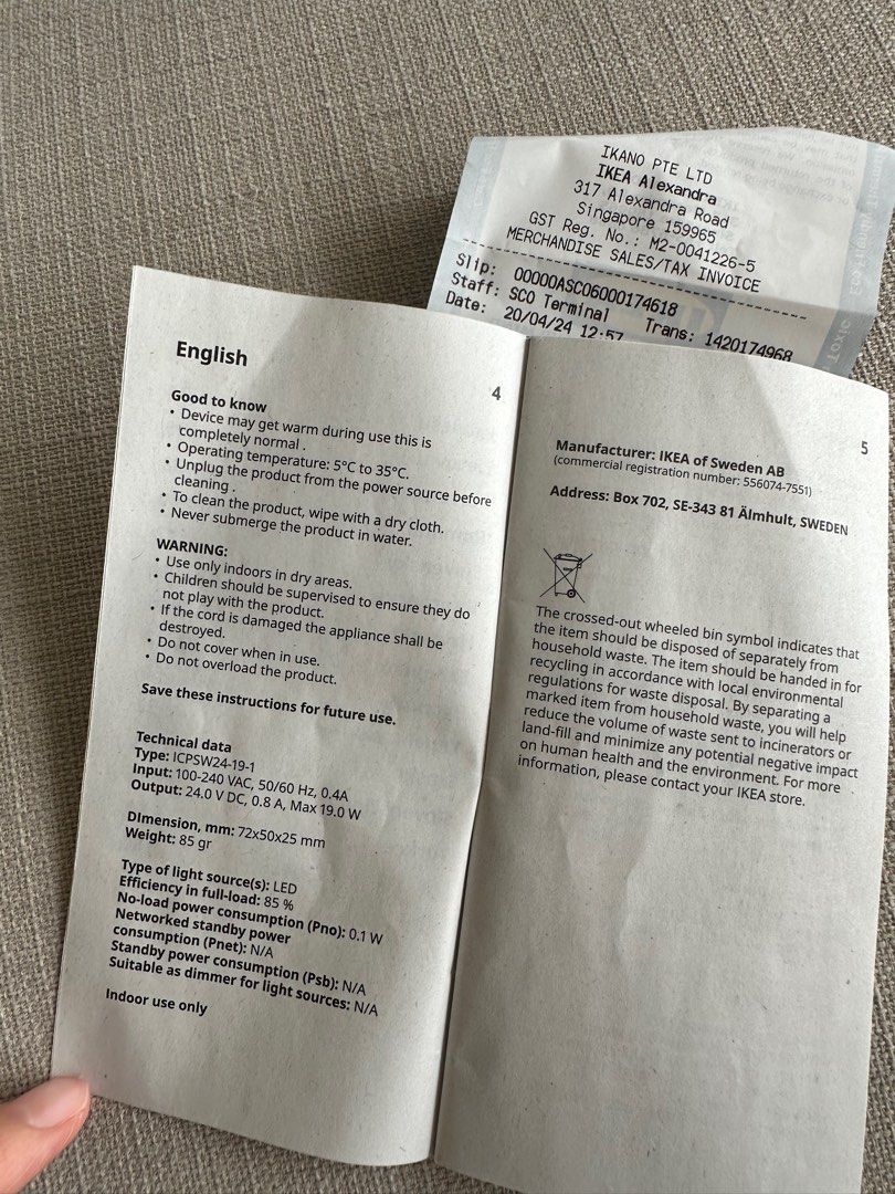 Ikea Ansluta LED wire, Furniture & Home Living, Lighting & Fans, Lighting  on Carousell