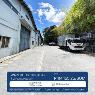 Industrial Warehouse for Sale in Maybunga, Pasig City. Income Generating