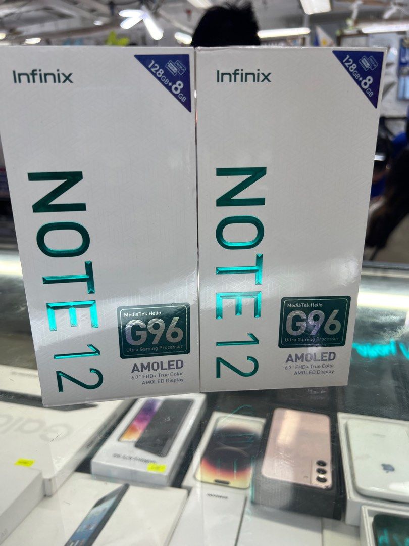 Infinix Note 12 128gb 8g ram (Category: Android Others) located in San Juan City. Submitted by AshleyandLynGeneralmerchandise (Listing ID 1299174018, Image 2). Description: We accept trade in Credit card / Home Credit Shipping Meet ups / Delivery Fb page: Ashley & Lyn.
