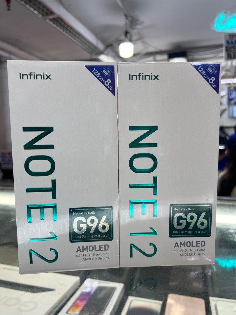 Infinix Note 12 128gb 8g ram (Category: Android Others) located in San Juan City. Submitted by AshleyandLynGeneralmerchandise (Listing ID 1299174018, Image 1). Description: We accept trade in Credit card / Home Credit Shipping Meet ups / Delivery Fb page: Ashley & Lyn.