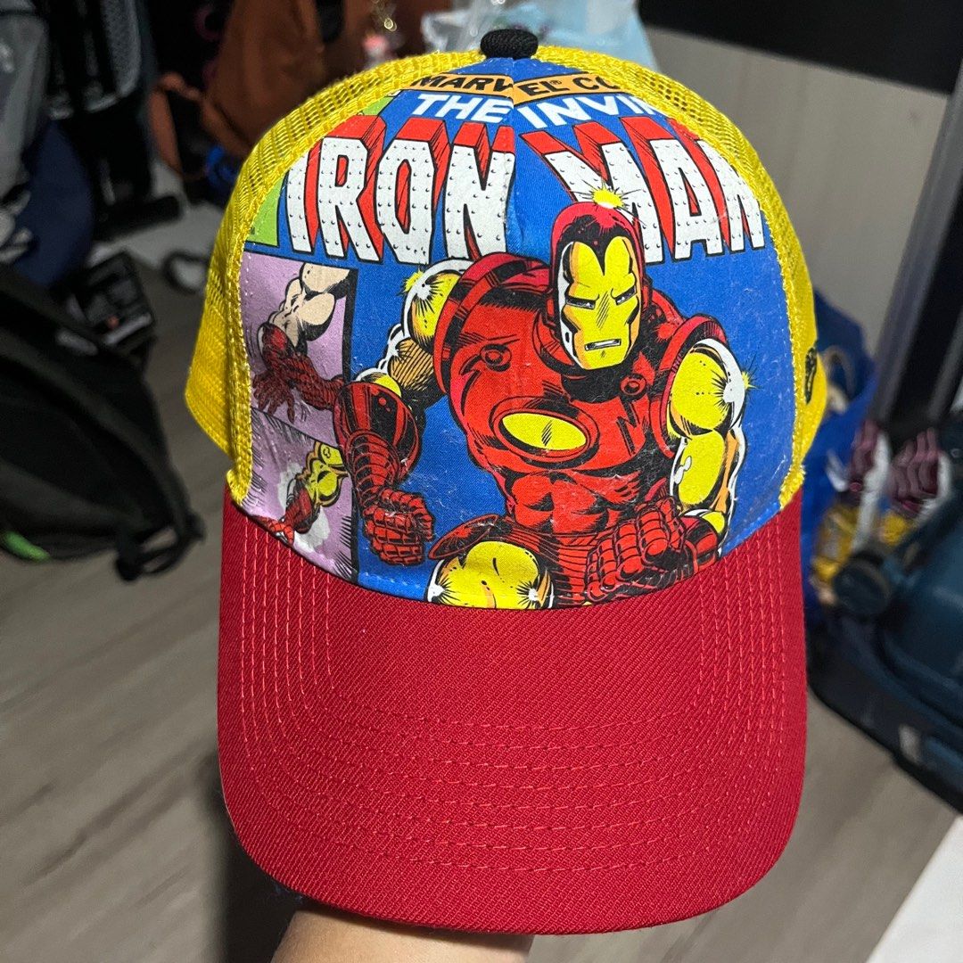 Iron Man x New Era Trucker Cap Men s Fashion Watches Accessories Cap Hats on Carousell