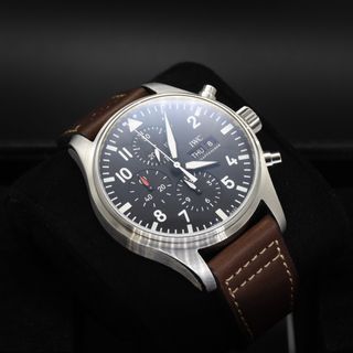 IWC Pilot's Watch Chronograph IW377709 in Stainless Steel with a 43mm case, Full Set!
