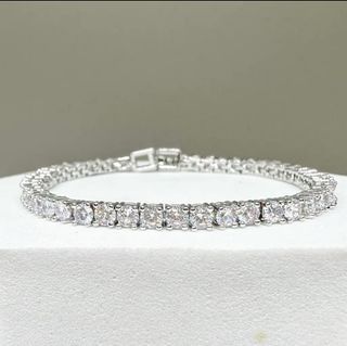 Jacatel Tennis Bracelet with Free earrings and ring