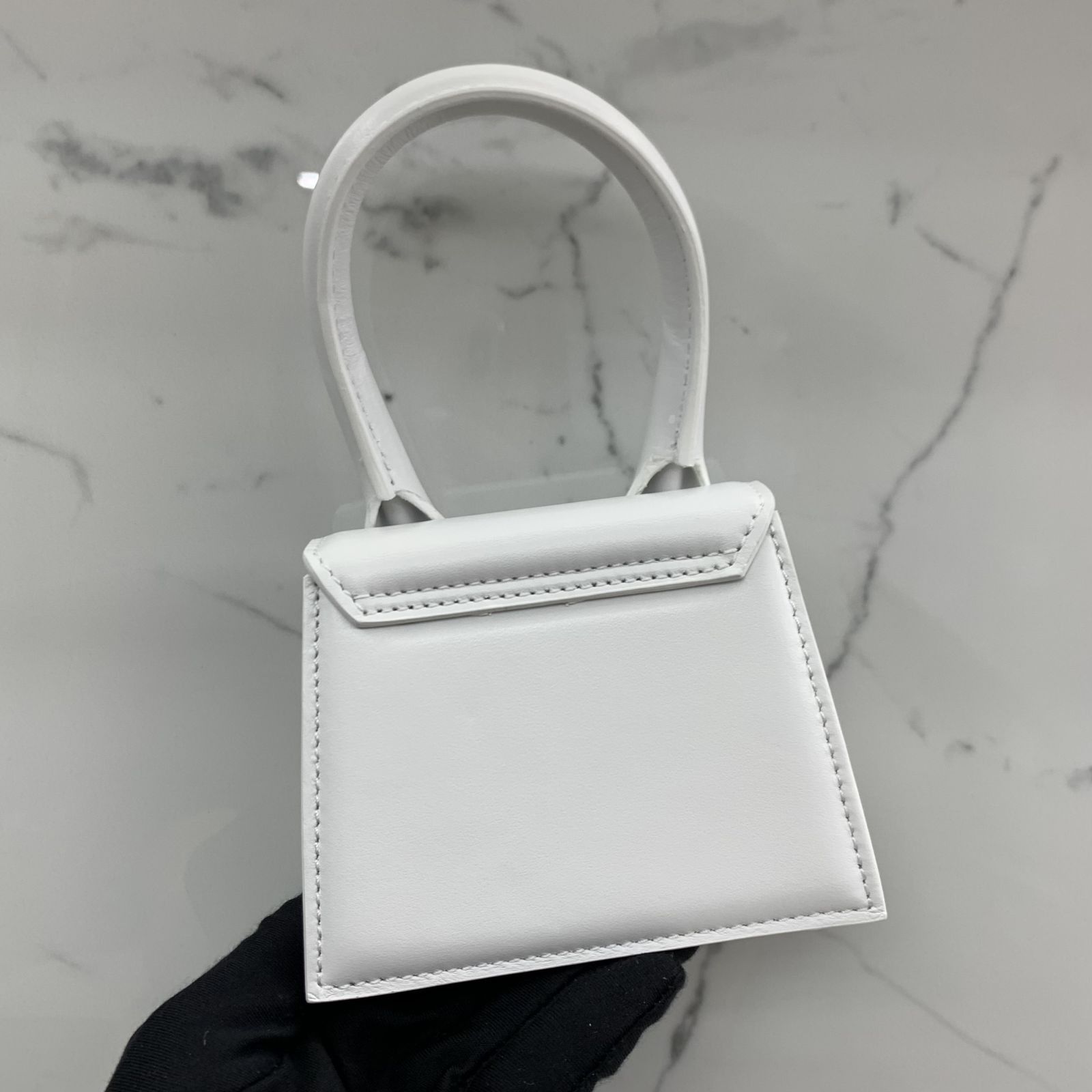 JACQUEMUS WHITE LE GRAND CHIQUITO 2WAY MINI SHOULDER BAG 247016228