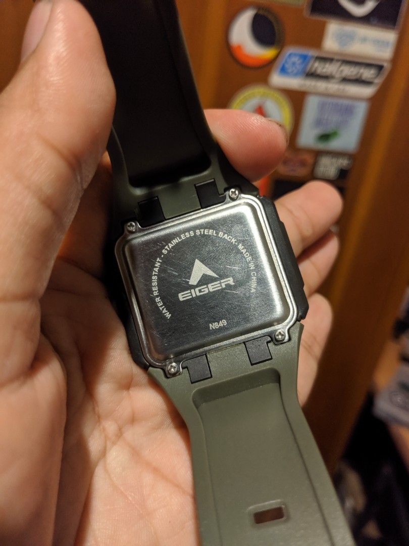 Jam tangan eiger ballistic touch screen, Fesyen Pria, Jam Tangan di