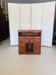 JAPAN SURPLUS FURNITURE SIDE DRAWER / CABINET MINI KITHCEN CABINET 7DRAWERS  2DOORS   SIZE 28L x 12W x 30.5H inches  (AS-IS ITEM) IN GOOD CONDITION