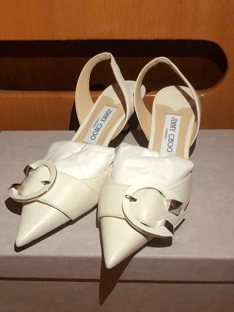Slingback pumps white new arrivals