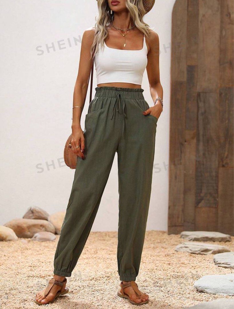 Divided jogger pants discount