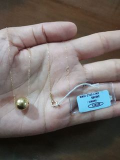 K18 Japan Gold ball necklace