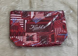 Kiehl's skincare cosmetic pouch