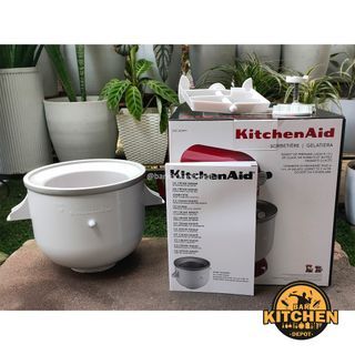 KitchenAid 2-Qt. Ice Cream Maker Attachment Bowl 5KICA0WH